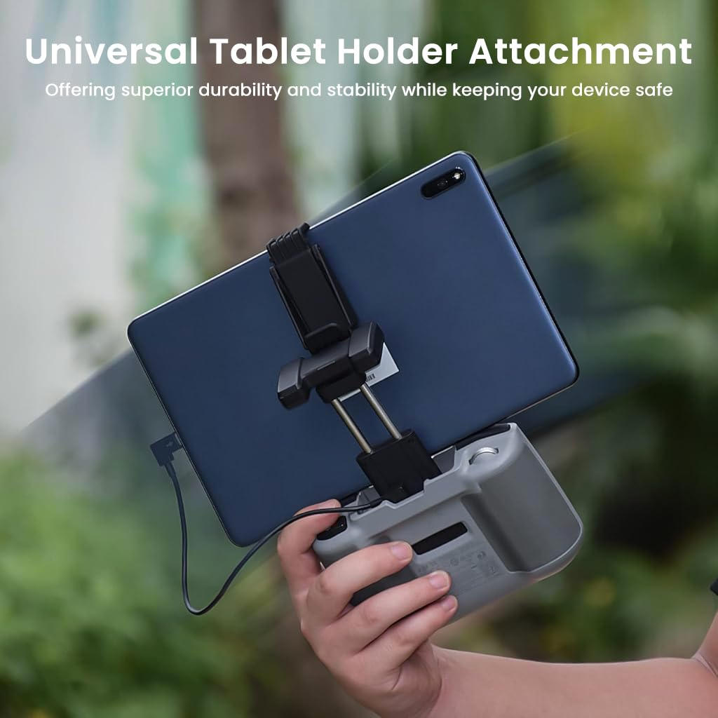 ZORBES® Tablet Holder Mount for DJI Neo, Mini 4K/4 Pro/ 3/3 Pro/ 2 SE/AIR 3/Mavic 3 Pro/Mavic Air 2S, Portable Adjustable Remote Controller Extended Bracket for iPad Mini/Air Accessories