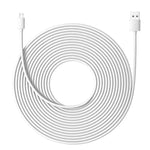 Verilux® 19.69Ft Micro USB Extension Cable, USB A to Micro Extension Charging Cable for Security Camera