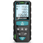 ZORBES® USB Laser Measuring Device 393ft LCD Backlit Laser Distance Meter Dual Bubble Level Design Infrared Precision Digital Distance MeterPortable Rechargable Laser Measure Device