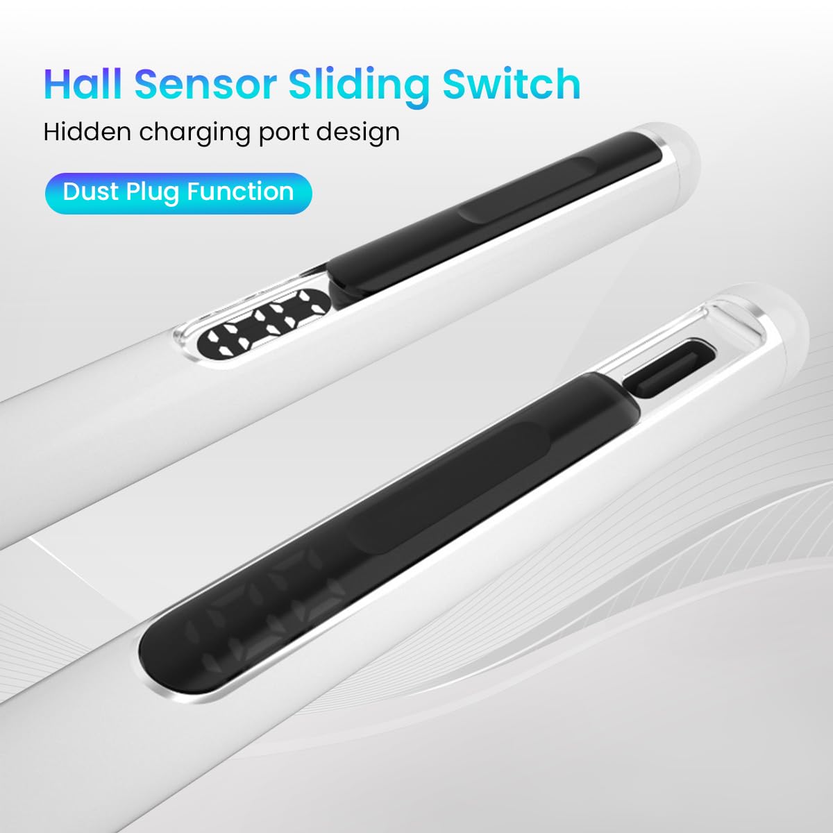 Verilux® Stylus Pen for iPad, USB-C Apple Pencil with LED Power Display, Non-Bluetooth Connection Stylus Pen Compatible with iPad Pro 12.9/11", for iPad Air 5/4/3, for iPad Mini