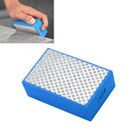 Serplex® 240 Grit Diamond Hand Polishing Pads Foam Backing Sanding Blocks with Foam Grip, Sanding Block Foam Backing Hand-Held Sanding Block for Ceramic Tile Glass Wood Marble Grinding
