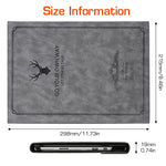 ZORBES® Tablet Cover for Surface Pro 9 Protective Surface Pro 9 PU Leather Case 2 in 1 Surface Pro 9 Table Case with Anti-Slip Lining & Stylus Pen Desing Fashion Embossing Cover for Surface Pro 9