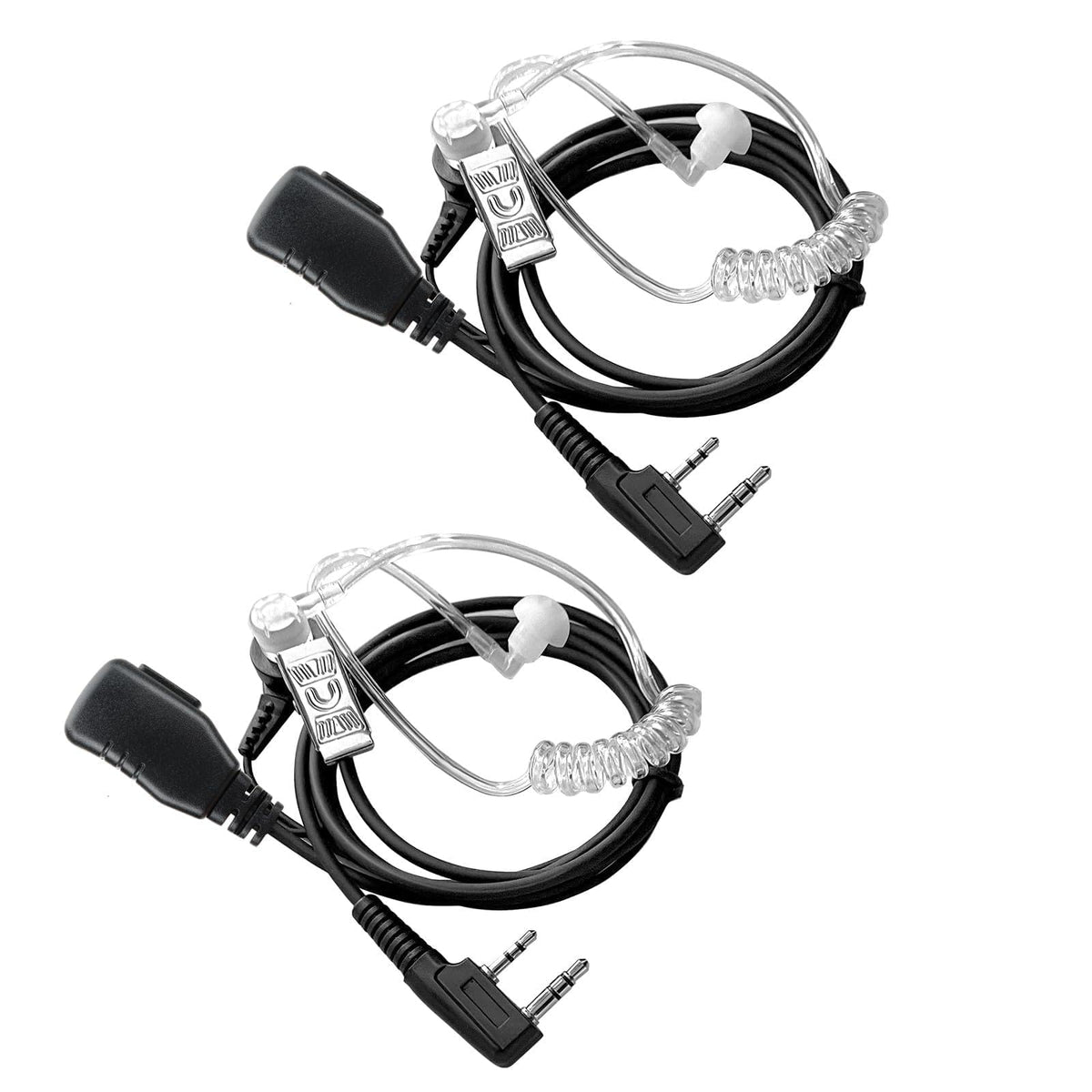 ZORBES® Walkie Talkies Earpiece with Mic Radio Earpiece for Walkie-Talkie 2 Pin Headset K5 Plus