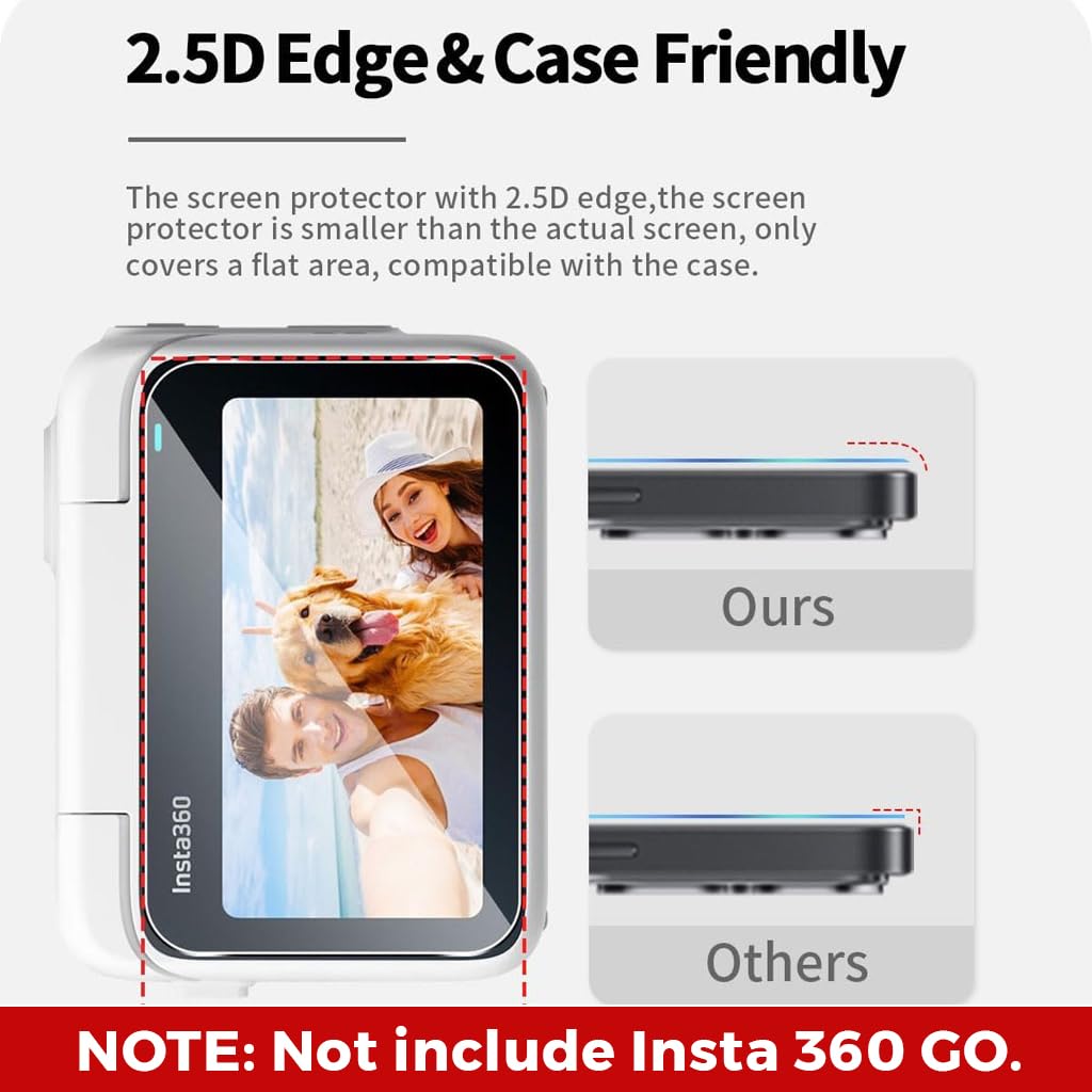 ZORBES® 2 Set Screen Protector Camera Lens Protector for Insta 360 GO 3