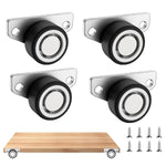 Serplex 4-Piece Side-Mount Caster Wheels