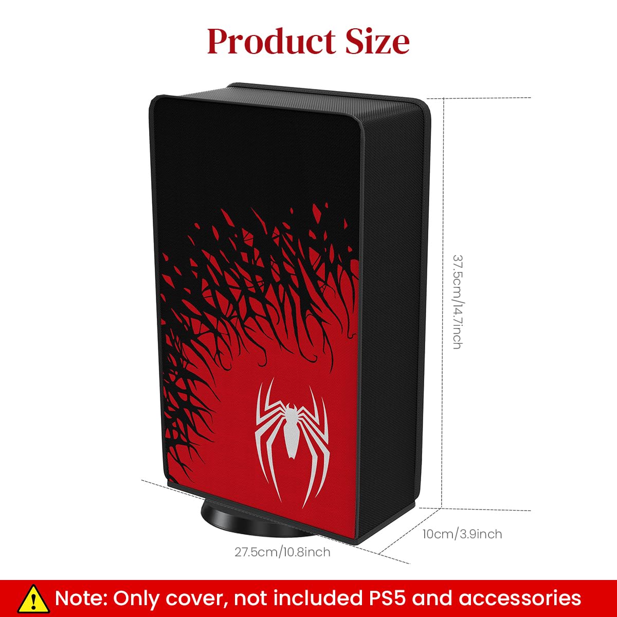 ZORBES® For PS5 Dust Cover Anti-scratch Dustproof Waterproof Shell Washable Protective Case for PS5 Disc&Digital Console