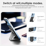 ZORBES® Magsafe Wallet, 2-in-1 Magsafe Stand & Mag Safe Card Holderfor iPhone Apple, Leather Magsafe Magnetic Wallet for iPhone 14, iPhone 13, iPhone 12 Sereies Phone Or Mag-Safe Cases (Hold 3 Cards)