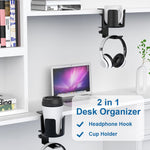 ZORBES Desk Cup & Headphone Holder