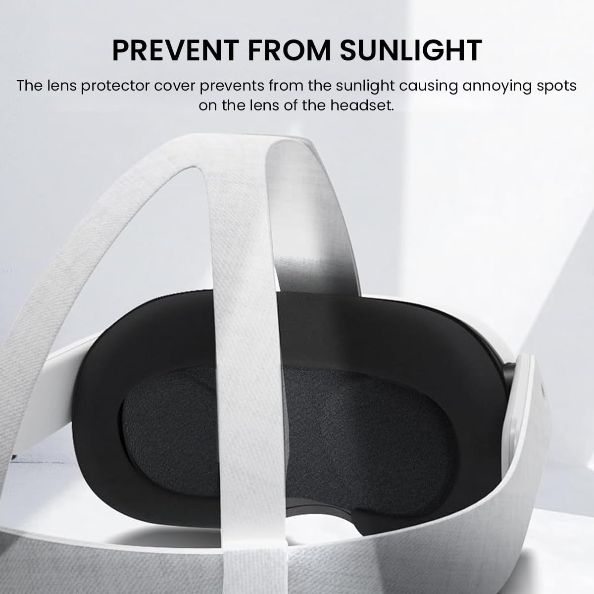 Verilux® VR Lens Protect Cover for Valve Index/Quest 3 / Quest 2 / Quest, VR Headset Lens Protector VR Lens Liner VR Lens Cover, Anti Scratch Dustproof Internal Lens Cover, Washable Protective Sleeve