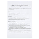 Verilux® 2M 20 LEDs Walking Stick Shape Cooper Wire String Light for Christmas Home Festival Decoration (Blue and Red)