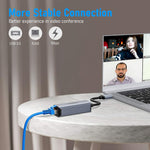 Verilux USB to Ethernet Adapter with USB 3.0 Gigabit RJ45 Connection for Laptops and PCs