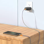 Verilux USB C Cable 240W 3 in 1 5.9ft for Fast Charging featuring 180° Magnetic Connector | 480Mbps Data Transfer