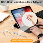 Verilux Type C to 3.5mm Audio Adapter with PD Fast Charging and Smart DAC Chip | Aluminum Alloy Design
