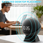 ZORBES Speaker Desk Holder for Amazon Echo Dot 4th and 5th Gen with Bowl Shape Design | Cable Slot and Elevated Placement