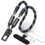 Verilux® PD 240W Type C Cable Fast Charging with Strap Lanyard, Nylon Braid c type charger cable Supports 480Mbps Data Sync, Anti Theft Phone Camera Strap & Rotatable Metal Buckles for USB C Equipment