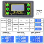 Serplex® Function Signal Generator, ZK-PP2K PWM Pulse Frequency Generator, LCD Pulse Frequency Duty Cycle Adjustable Signal Generator 3.3-30V Range, 8A Dual Mode, 1Hz-150KHz PWM Motor Speed Regulation