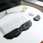 ZORBES® Angel Wings Keyboard and Mouse Wrist Rest