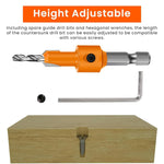 ZORBES® Juego de 11 brocas avellanadoras para carpintería de marca