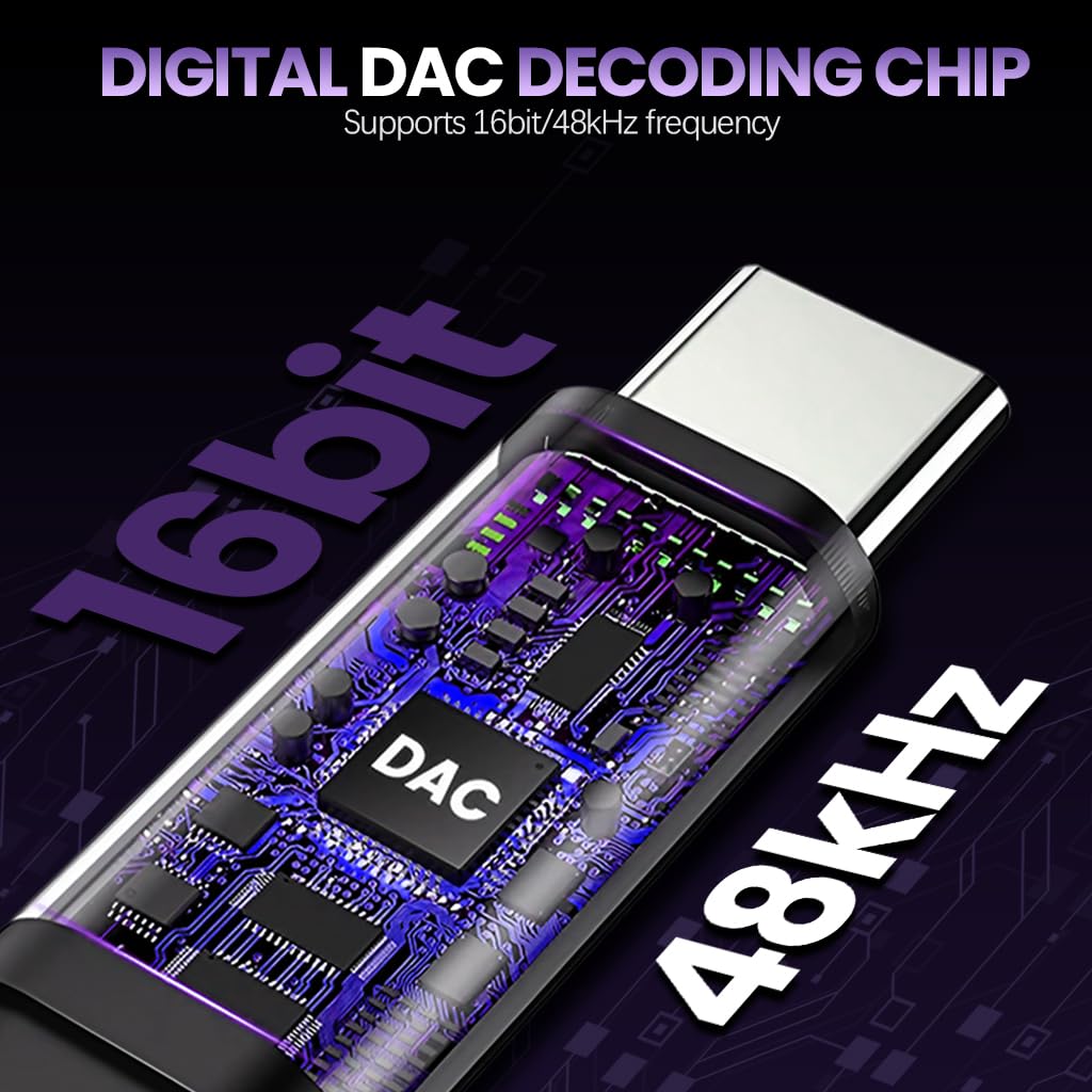 Verilux® USB C Charging Cable 2 in 1 USB C Audio Cable USB C to 3.5mm Jack Aux Cable PD 60W USB C Male to Female Charging Cable Car Audio Cable Compatible with i-Phone 16/15, Galaxy S24/S23 Ultra