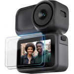 ZORBES® Compatible with Osmo Nano, Action Camera Screen Protector & Lens Cover Set, HD Tempered Glass Film with Anti-Scratch, Anti-Fingerprint, and High Transparency Protection