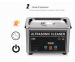 Verilux Ultrasonic Cleaner for Jewelry and Metal Parts with 0.8L Tank & Digital Timer | SUS304 Stainless Steel