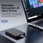 Verilux USB C to Micro B Adapter for External Hard Drives featuring 10Gbps Transfer Rate | Plug and Play Connectivity