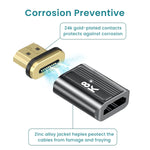 Verilux HDMI to HDMI Adapter for 8K@60Hz and 4K@120Hz with Magnetic Connector | Zinc Alloy Shell