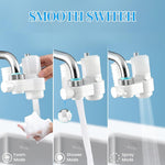 Serplex® Dual Sprayer Head Sink Faucet Extender with Refillable Soap Dispenser, Soap Mixing Mode, 360° Flexible Kitchen Sink Faucet Extender, Auto Soap Mixing Design for Kitchen Cleaning Tasks