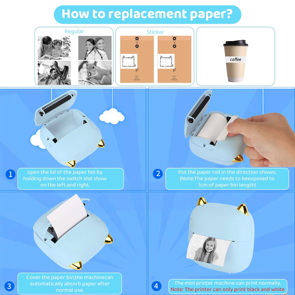 Zeitel® C3 Bluetooth Thermal Printer