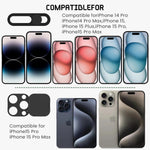 ZORBES® Camera Cover for iPhone 15 Pro/iPhone 15 Pro Max Self Adhesive Camera Cover with Flip Lid Anti-Scratch Camera Cover for iPhone 15 Pro/iPhone 15 Pro Max