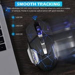 Verilux Wireless Mouse with Dual Mode Bluetooth 5.0 and 2.4GHz Connection for PC Use