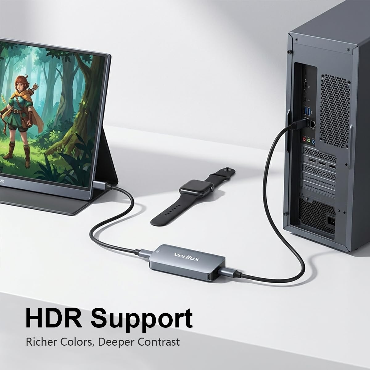 Verilux® HDMI to USB C Adapter