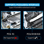 ZORBES® M.2 NVMe to PCI-E X4 Adapter High Speed M.2 NVMe to PCI-E X4 Adapter Universal M.2 NVMe to PCI-E X4 Adapter Compatible with M.2 NVme 2230/2242/2260/2280
