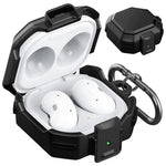 ZORBES® Protective Cover with Safety Lock Protective-Shockproof Chrome PC Cover for for Samsung Galaxy Buds Live(2020),Galaxy Buds Pro(2021),Galaxy Buds 2 (2021)