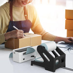 Zeitel® Label Holder Thermal Label Holder for Rolls and Fanfold Labels Shipping Label Stand Desktop Printer Accessory Supplies for Home