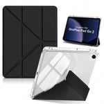 ZORBES® Compatible with OnePlus Pad Go 2,Multi Angle Origami Case Slim PU Front Cover for Vertical & Horizontal Viewing,Acrylic Protective Tablet Cover Shockproof Tablet with Pen Holder