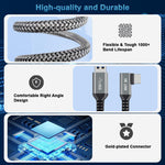 Verilux USB C Cable for Meta Quest and Gaming PC featuring 16.8 ft length with Nylon Braid | Fast USB 3.2 Gen1 Data Transfer