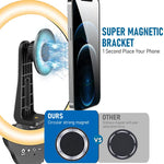 ZORBES® Magnetic Tripod Mount Holder for MagSafe Phone Magnetic Tripod Mount Adapter, 360° Rotatable Stand for iPhone 14/13/12 Smartphone Clip Adapter Magnetic Phone Tripod Mount (No Include Tripod)