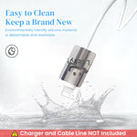 Verilux Charger Protectors for iPhone 15 and 14 with 20W Adapter Cover | TPU Spring Coil Sleeve