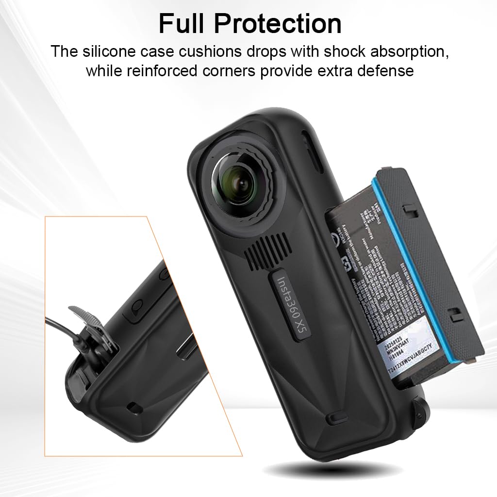 ZORBES® Silicone Protective Case for Insta360 X5