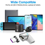 Type C Adapter Right Angle Magnetic 90 Degree