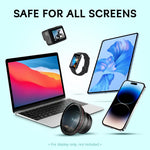 Verilux® Verliux 4 Pack Ultra Premium Microfiber Cleaning Cloth(18x15cm / 6x7 inch) - Premium Cloth for Glasses, Lens, Screens & More