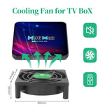 Verilux® CPU Cooling Fan with Heatsink, 3.3 Inches CPU Fan 5V USB Power Radiator Mini Cooling Fan TV Box Cooling Fan TV Silent Quiet Cooler CPU Cooler Radiator for TV Box