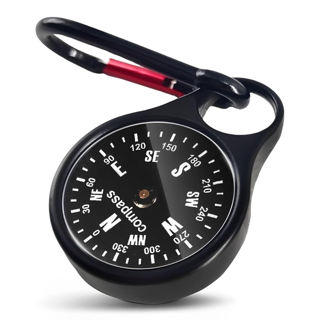 ZORBES® Pocket Compass, Portable Compass Keychain, Upgraded Mini Compass with Waterproof Function