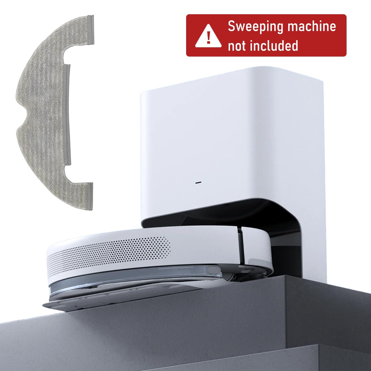 Verilux® Mopping Cloth for Mi Robot Vacuum Cleaner X10 Microfiber Absorbent Wet & Dry Use Mop Cloth Replacements for Vacuum X10