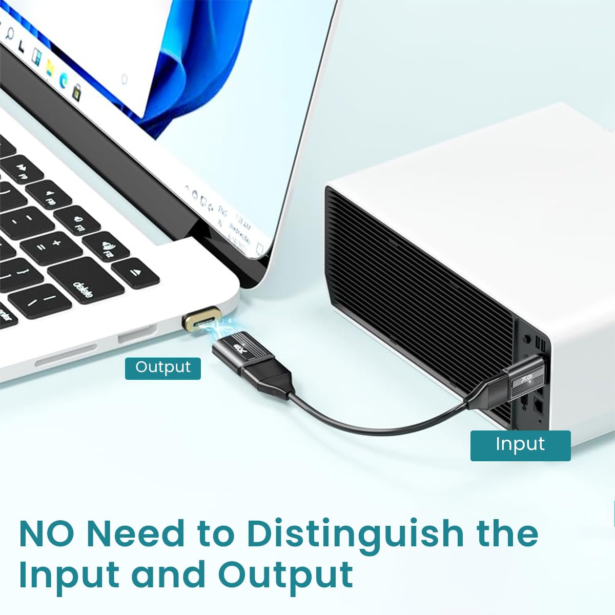 Verilux HDMI to HDMI Adapter for 8K@60Hz and 4K@120Hz with Magnetic Connector | Zinc Alloy Shell