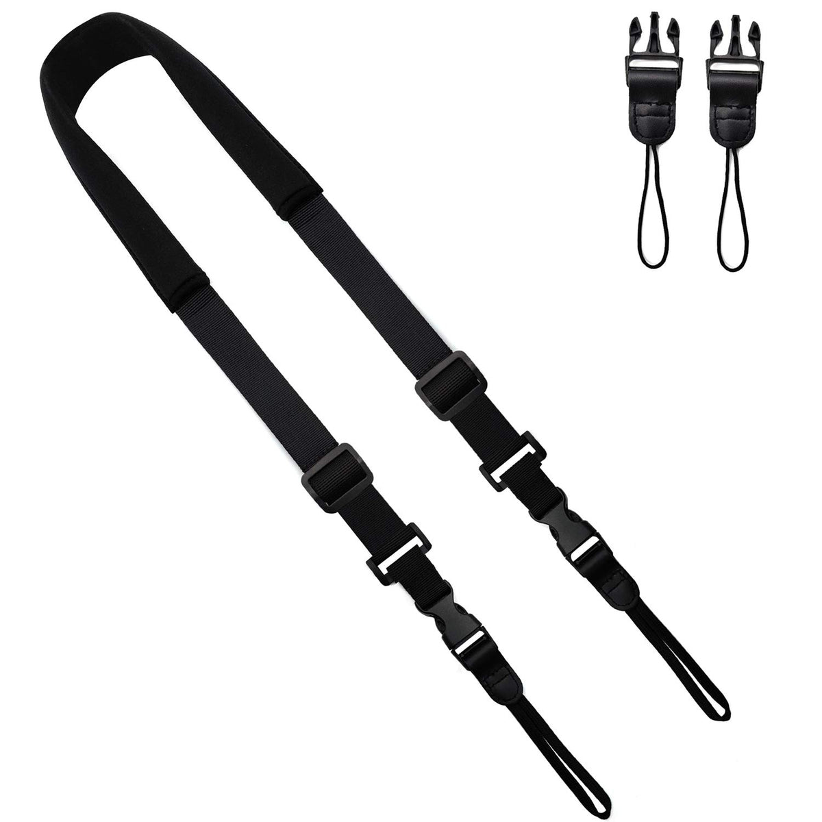 ZORBES® Camera Shoulder Strap with Shock Relief, Adjustable Quick Release Neck & Shoulder Sling Strap for DSLR and Mirrorless Cameras