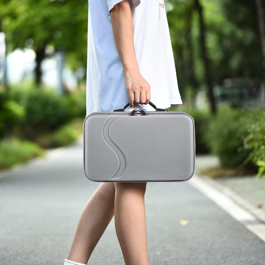 ZORBES® 1PCS Carrying Case for Insta360 X4 Camera with Detachable Shoulder Strap and 1PCS Silicone Lens Cover for Insta 360 X4 Anti-Scratch Silicone Lens Cover