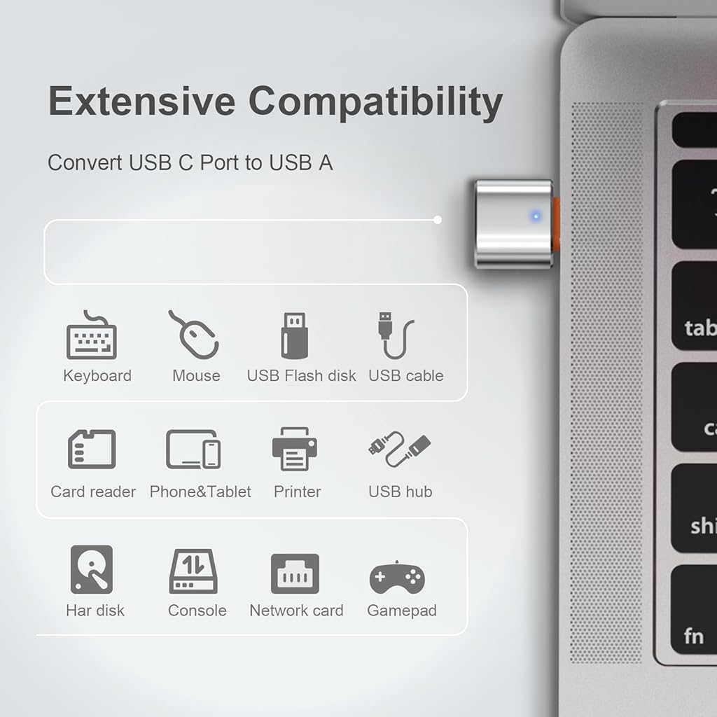 ZORBES® Upgraded USB C to USB Adapter