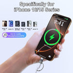 Verilux Type C to Lightning Connector for iPhone and iPad featuring 480Mbps data transfer | with lanyard holes
